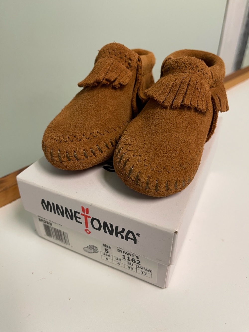 Minnetonka Infant Riley Bootie - Brown